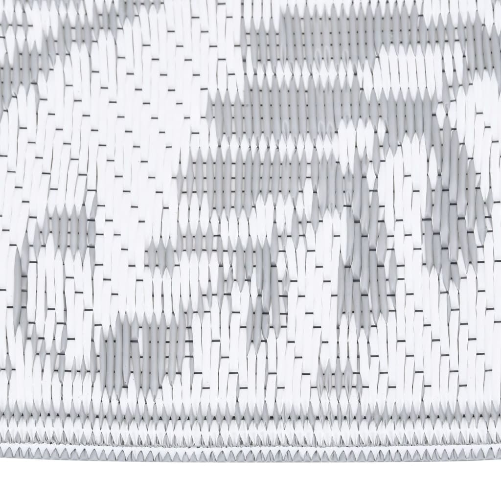 Tappeto da Esterno ARAKIL Grigio Chiaro 80x250 cm in PP