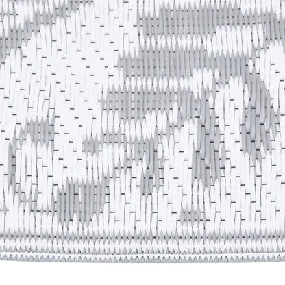 Tappeto da Esterno ARAKIL Grigio Chiaro 80x250 cm in PP