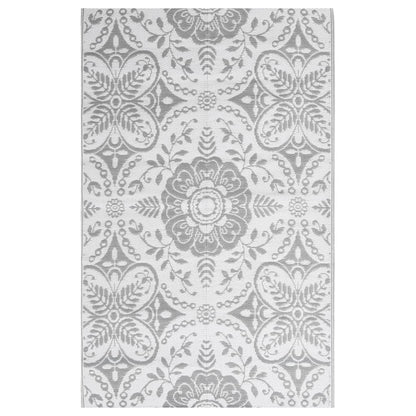 Tappeto da Esterno ARAKIL Grigio Chiaro 140x200 cm PP