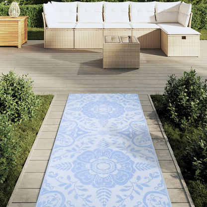 Tappeto da Esterni ARAKIL Blu Baby 80x250 cm in PP