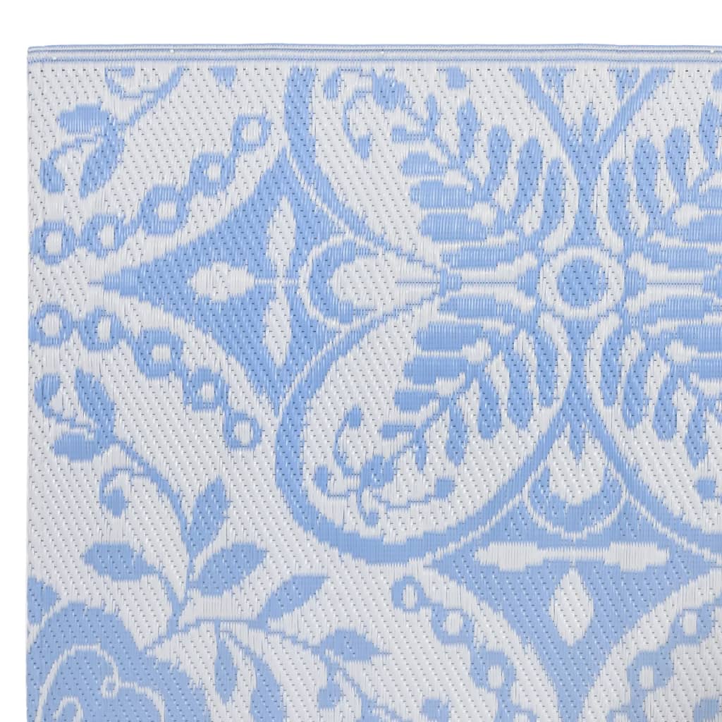 Tappeto da Esterni ARAKIL Blu Baby 80x250 cm in PP