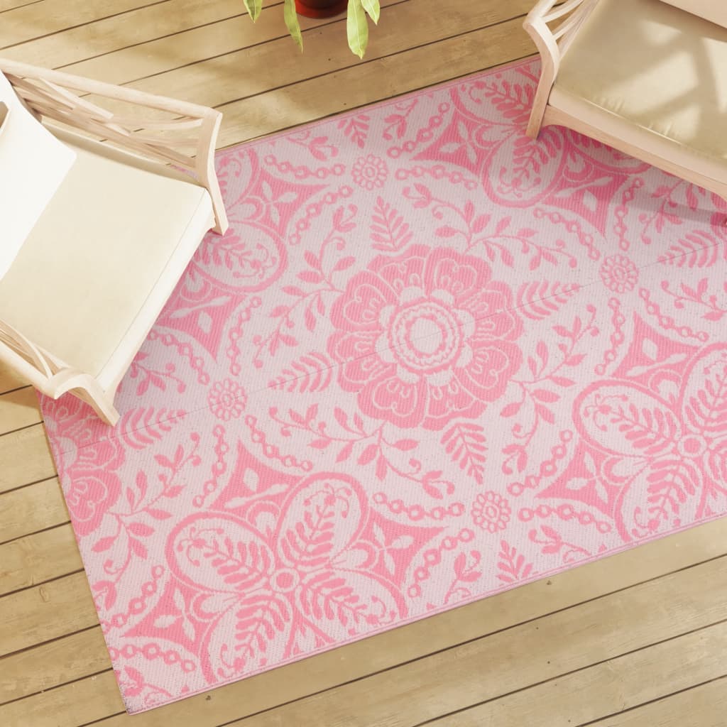 Tappeto da Esterno ARAKIL Rosa 140x200 cm PP