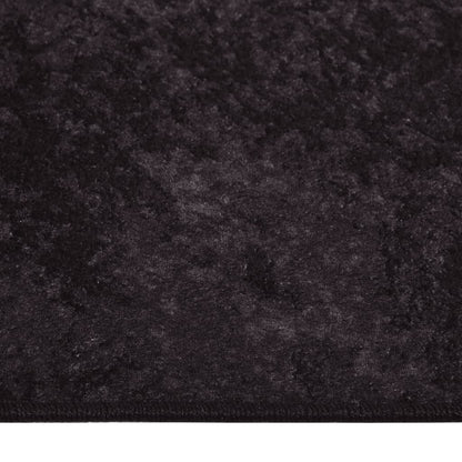 Tappeto Lavabile 160x230 cm Antracite Antiscivolo