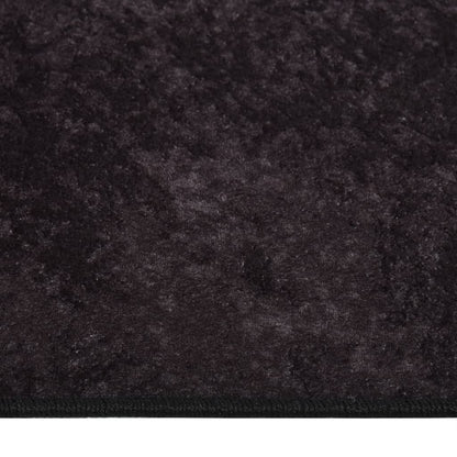 Tappeto Lavabile 190x300 cm Antracite Antiscivolo