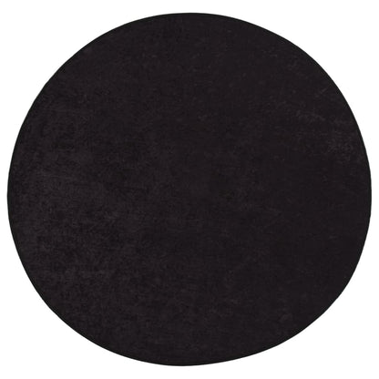 Tappeto Lavabile ?120 cm Antracite Antiscivolo