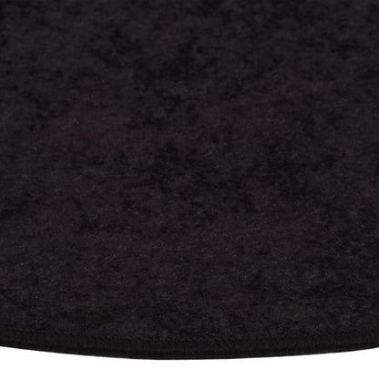 Tappeto Lavabile ?120 cm Antracite Antiscivolo