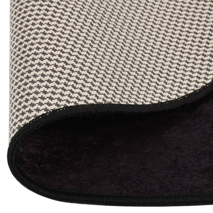 Tappeto Lavabile ?120 cm Antracite Antiscivolo