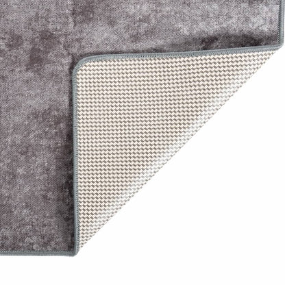 Tappeto Lavabile 80x150 cm Grigio