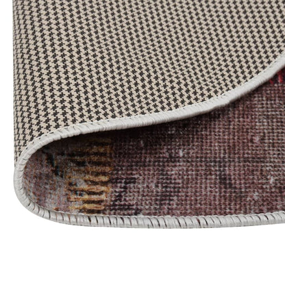 Tappeto Lavabile Patchwork ?120 cm Multicolore Antiscivolo
