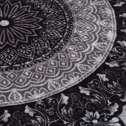 Tappeto Lavabile ?120 cm Multicolore Antiscivolo