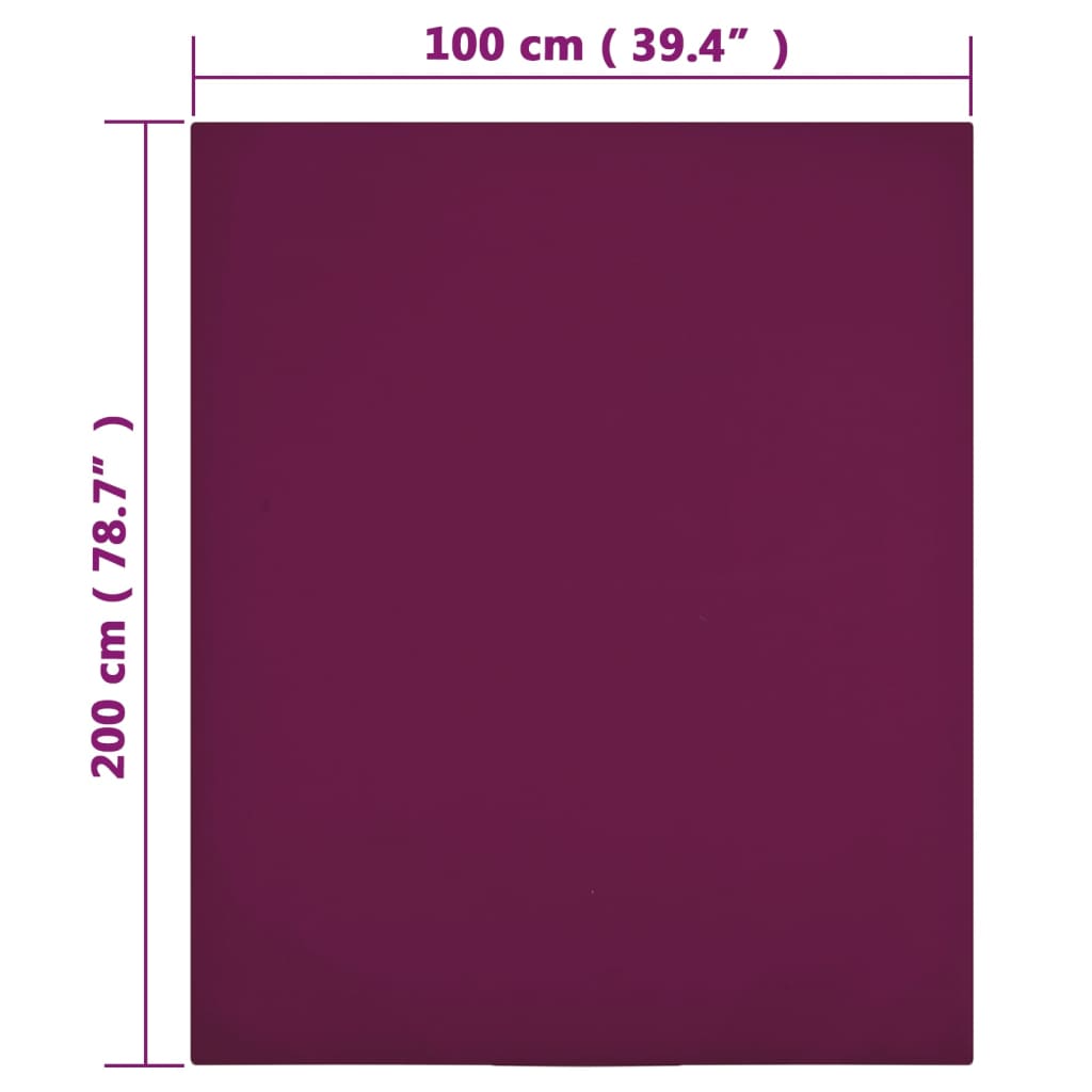 Lenzuola con Angoli Jersey 2pz BordÃ² 100x200 cm Cotone