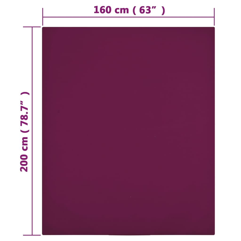 Lenzuola con Angoli Jersey 2pz BordÃ² 160x200 cm Cotone
