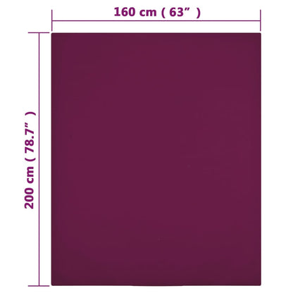 Lenzuola con Angoli Jersey 2pz BordÃ² 160x200 cm Cotone