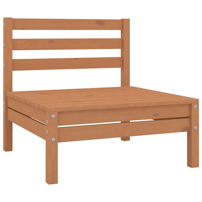 Set Divani da Giardino 3 pz Ambra in Legno Massello di Pino
