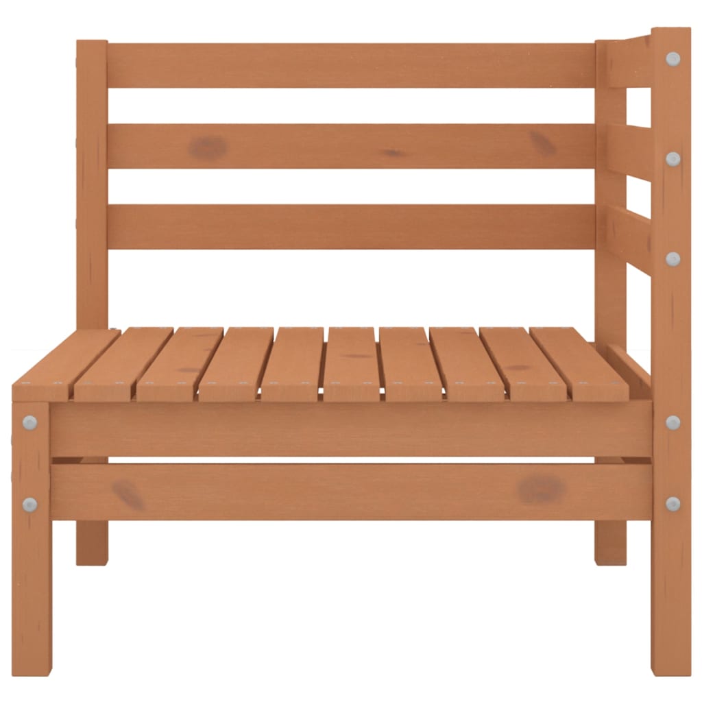 Set Divani da Giardino 4 pz Ambra in Legno Massello di Pino
