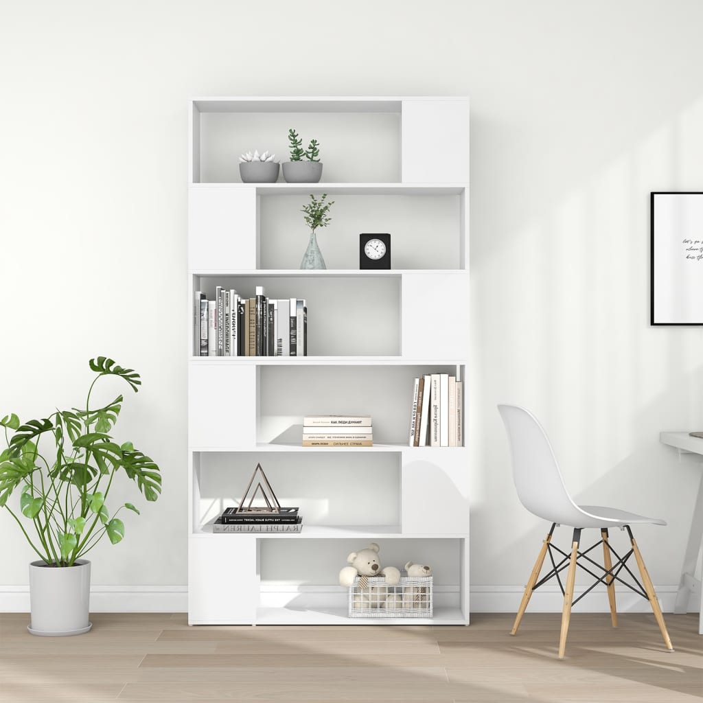 Libreria/Divisorio Stanza Bianco 100x24x188 cm