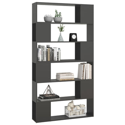 Libreria/Divisorio Stanza Grigio 100x24x188 cm