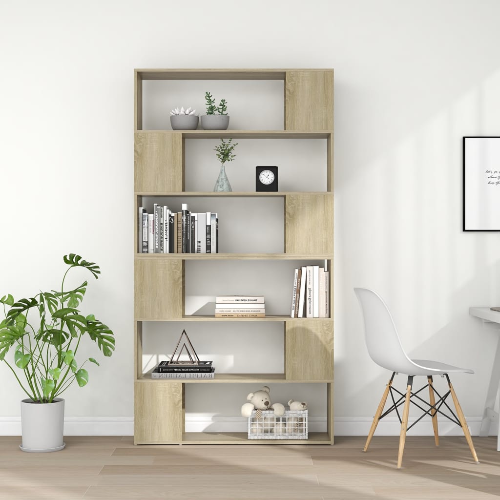 Libreria/Divisorio Stanza Rovere Sonoma 100x24x188 cm