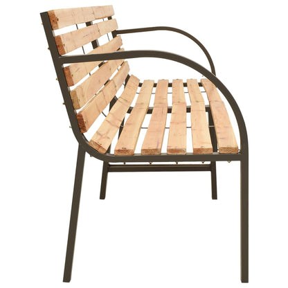 Panca da Giardino Doppia 241 cm in Legno di Abete Cinese