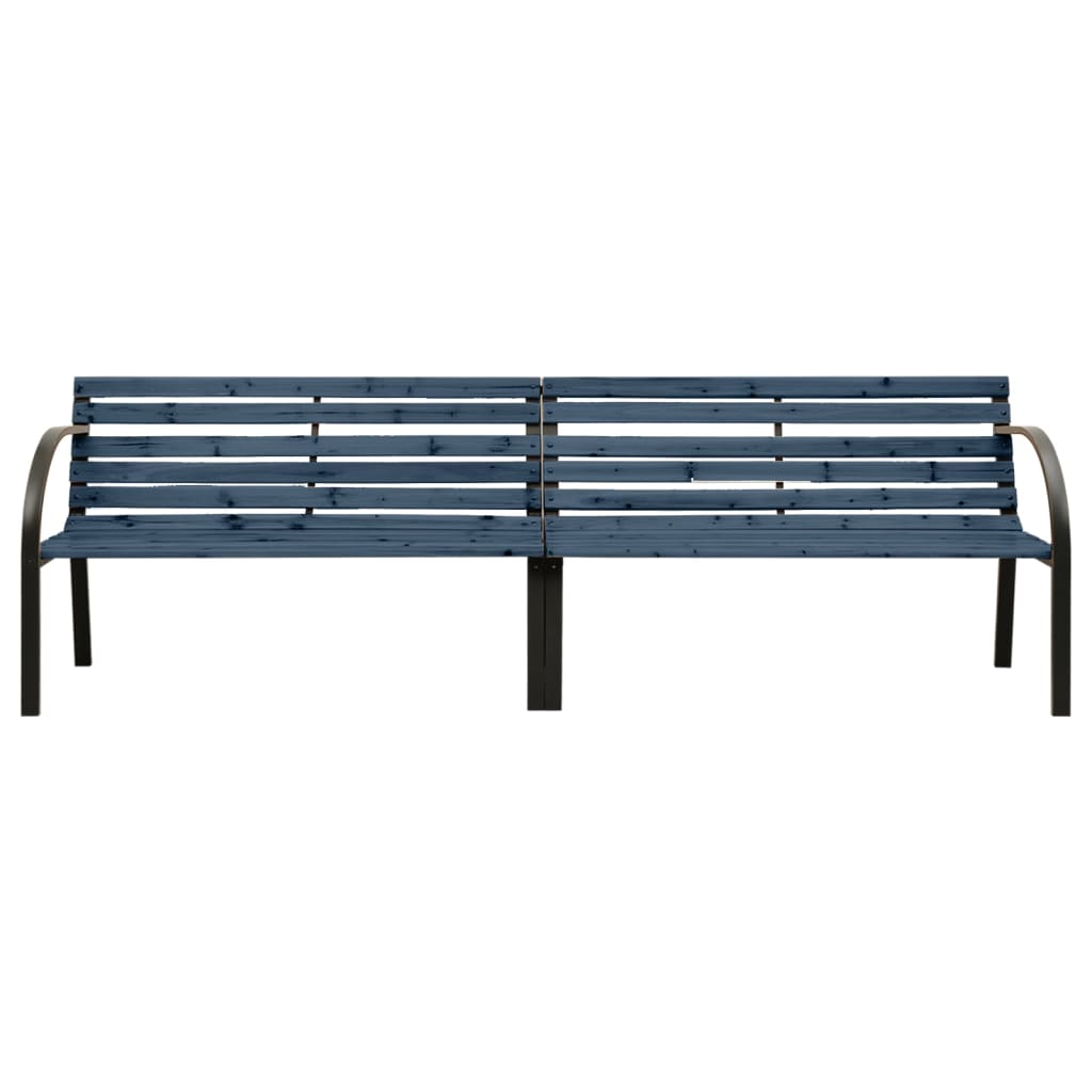 Panca da Giardino Doppia 241 cm in Legno di Abete Cinese