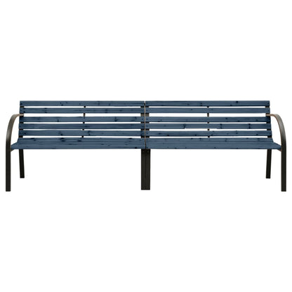Panca da Giardino Doppia 241 cm in Legno di Abete Cinese