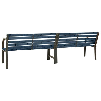 Panca da Giardino Doppia 241 cm in Legno di Abete Cinese