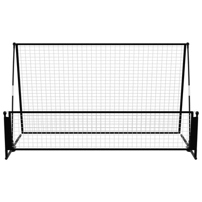 Porta da Calcio a Rimbalzo 2 in 1 202x104x120 cm in Acciaio