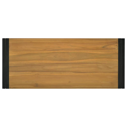 Mobile da Bagno 120x45x35 cm in Legno Massello di Teak