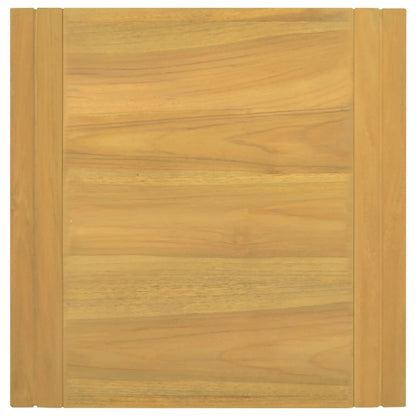 Mobile da Bagno a Parete 45x45x35 cm in Legno Massello di Teak