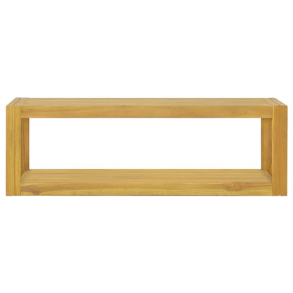 Mobile da Bagno a Parete 110x45x35 cm in Legno Massello di Teak