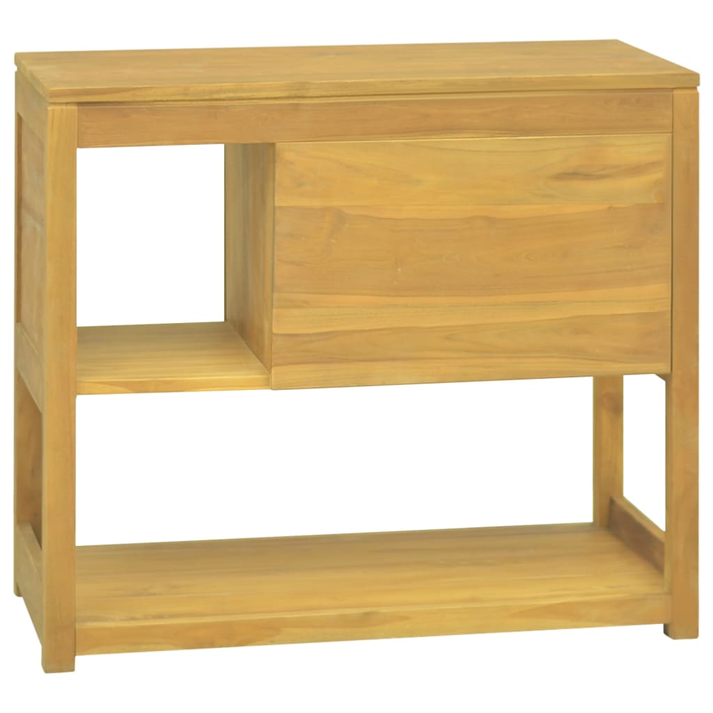 Mobile da Bagno 85x40x75 cm in Legno Massello di Teak