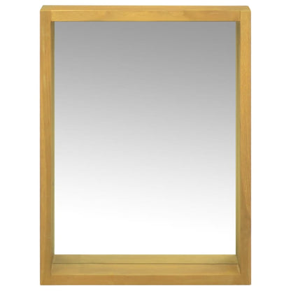 Mobile a Specchio 30x10x40 cm in Legno Massello di Teak