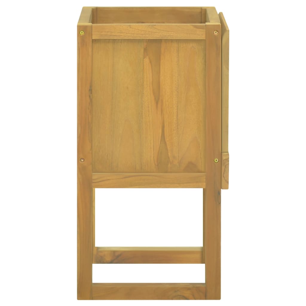 Mobile da Bagno 41x40x75 cm in Legno Massello di Teak