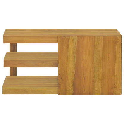 Mobile da Bagno a Parete 60x45x30 cm in Legno Massello di Teak