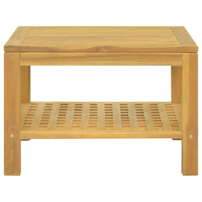 Tavolino da Salotto 60x60x40 cm in Legno Massello di Teak