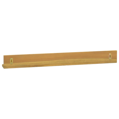 Mensole da Parete 2 pz 90x10x10 cm in Legno Massello di Teak