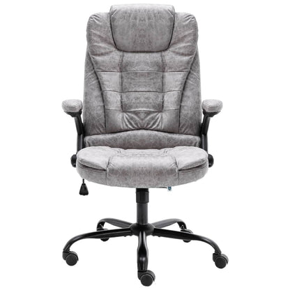 Sedia da Ufficio Grigio Chiaro in Scamosciato