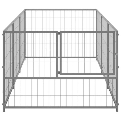 Gabbia per Cani Argento 3 mÂ² in Acciaio