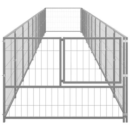 Gabbia per Cani Argento 10 mÃ‚Â² in Acciaio