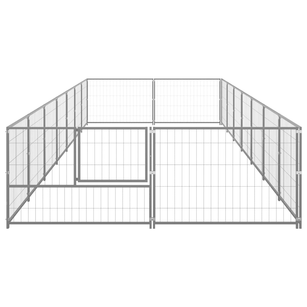 Gabbia per Cani Argento 14 mÃ‚Â² in Acciaio