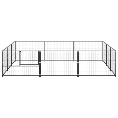 Gabbia per Cani Nera 9 mÃ‚Â² in Acciaio