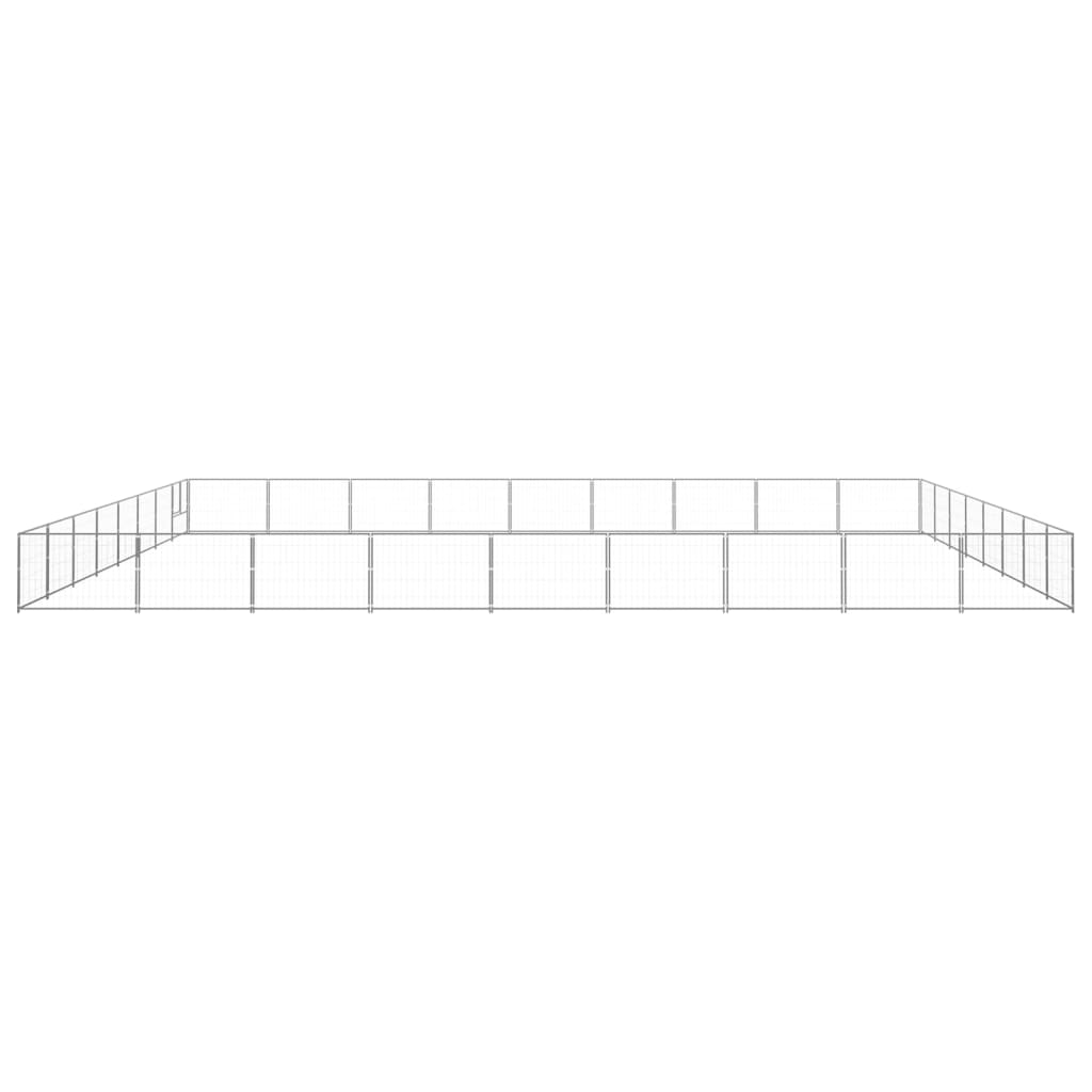 Gabbia per Cani Argento 72 mÃ‚Â² in Acciaio