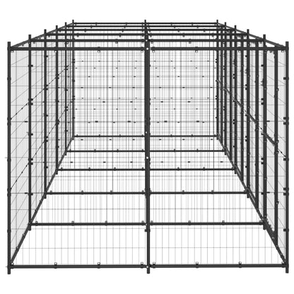 Gabbia per Cani da Esterno in Acciaio 12,1 mÂ²