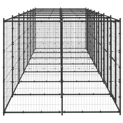 Gabbia per Cani da Esterno in Acciaio 16,94 mÂ²