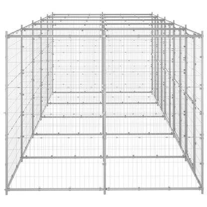 Gabbia per Cani da Esterno in Acciaio Zincato 12,1 mÂ²