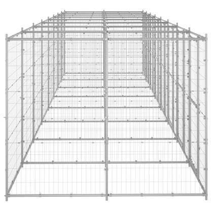 Gabbia per Cani da Esterno in Acciaio Zincato 19,36 mÃ‚Â²