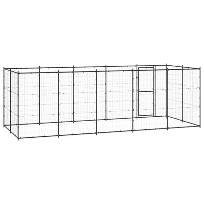 Gabbia per Cani da Esterno in Acciaio 12,1 mÂ²