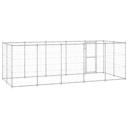 Gabbia per Cani da Esterno in Acciaio Zincato 12,1 mÃ‚Â²