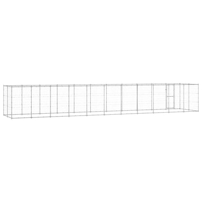 Gabbia per Cani da Esterno in Acciaio Zincato 26,62mÃ‚Â²
