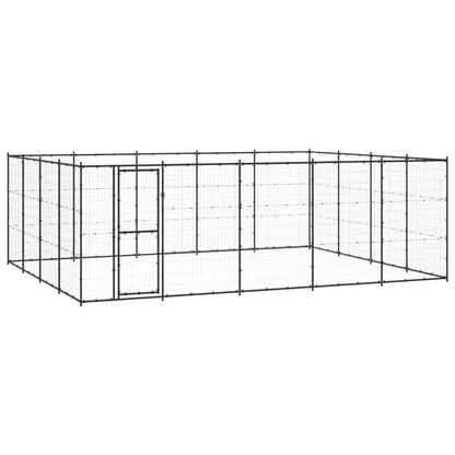 Gabbia per Cani da Esterno in Acciaio 24,2 mÂ²